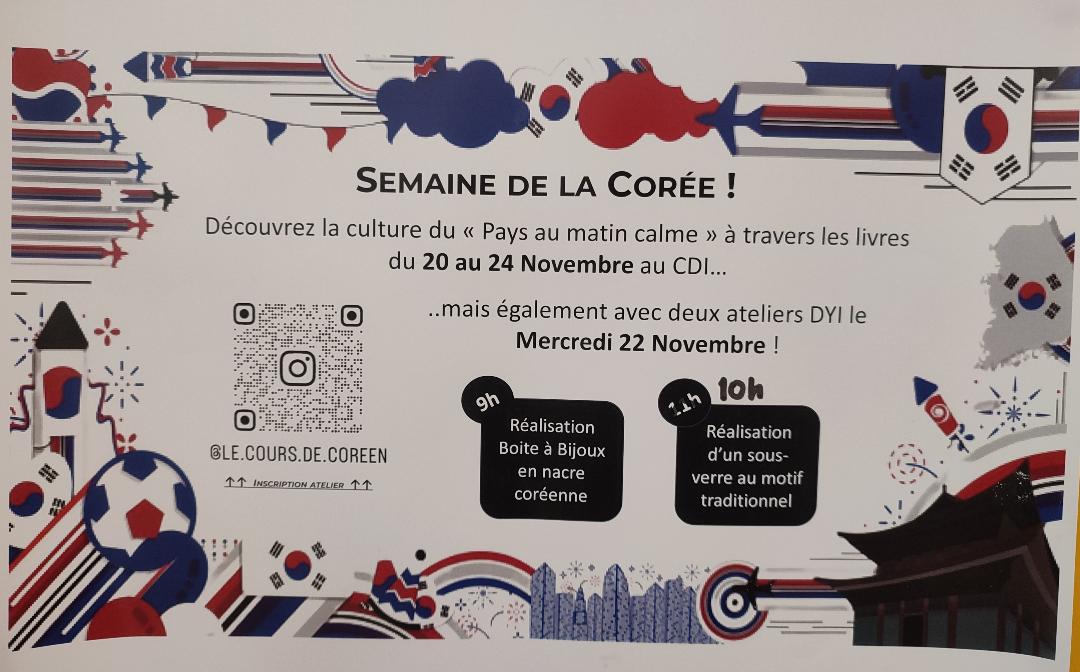 A la découverte de la culture Coréenne.