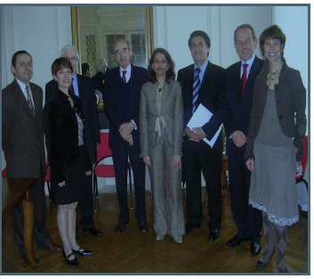 Avril 2008: Robert Badinter visitait le lycée Jules Verne